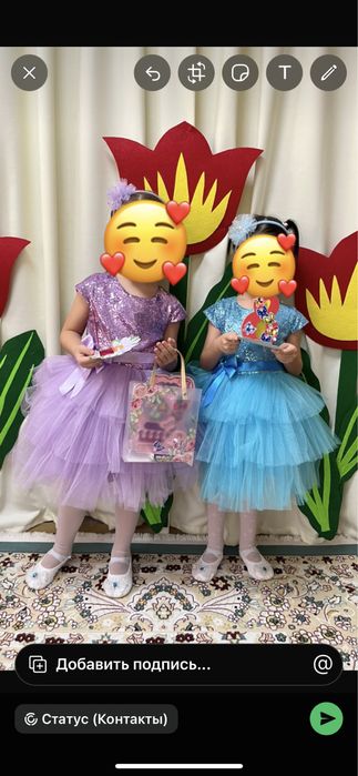 платье нарядное новый