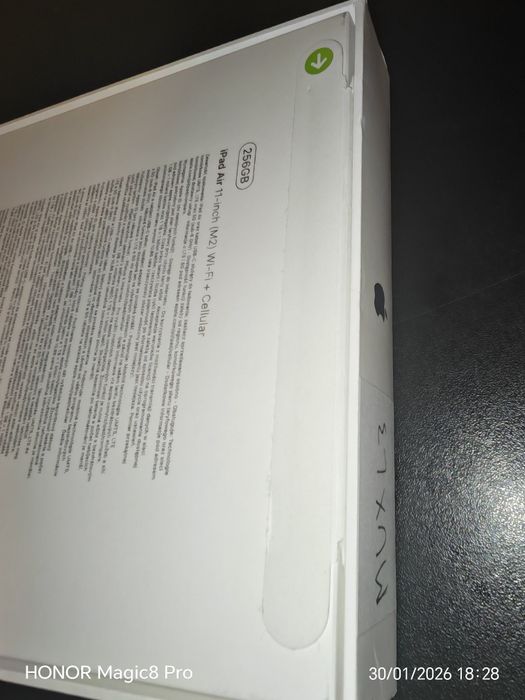 Ipad Air 11 inch, M2, 256 GB wifi+celular nou, sigilat, culoare purple