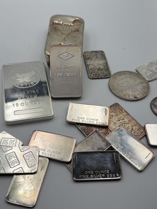 Argint pentru investitie 999  Uncie Lingou 10 oz