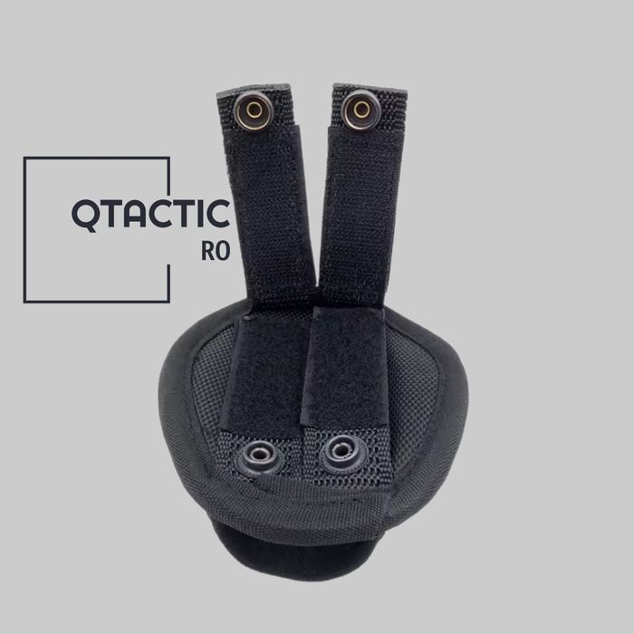 Toc cătușe din cordura, negru - pentru Poliție, Jandarmerie, Paza