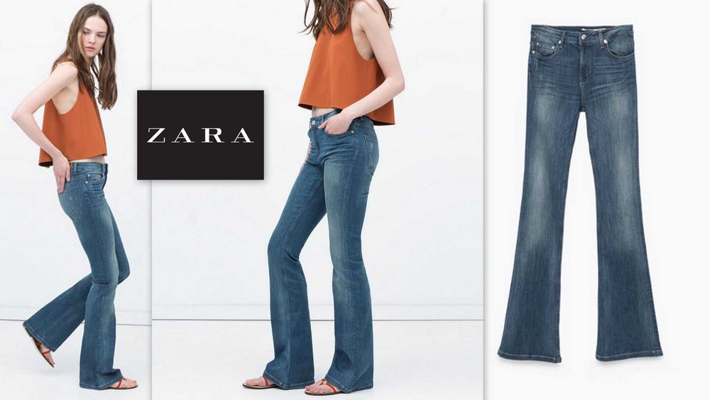 Blugi evazati ZARA