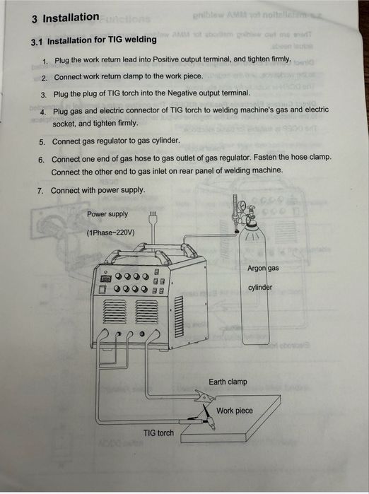 Сварочный аппарат “RILAND” TIG 250p AC/DC  220v аргон