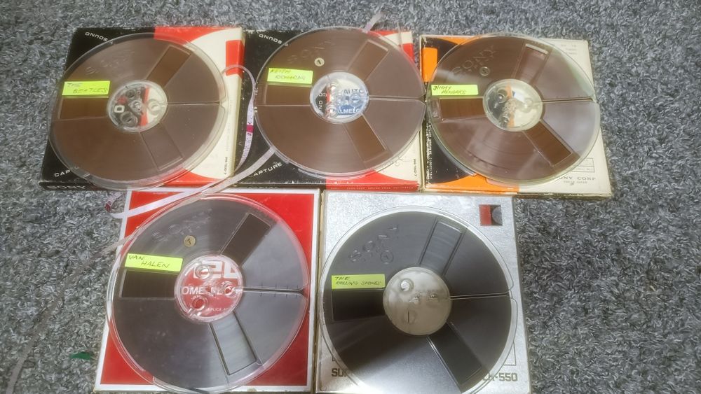 Sony set 5 role magnetofon inregistrate super auditie