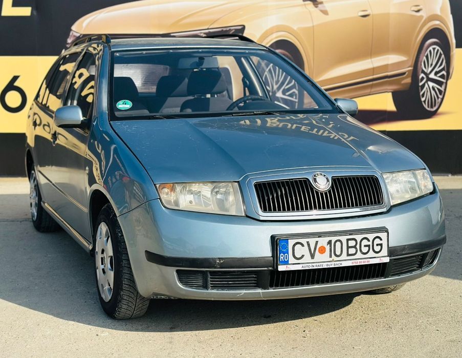 Skoda Fabia, 1.4 benzina, 2002, RATE CU BULETINUL,  AVANS 0
