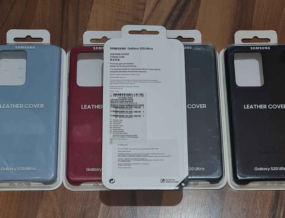 Husa piele originala Samsung Leather Cover S20 Ultra S20 Ultra 5G G988