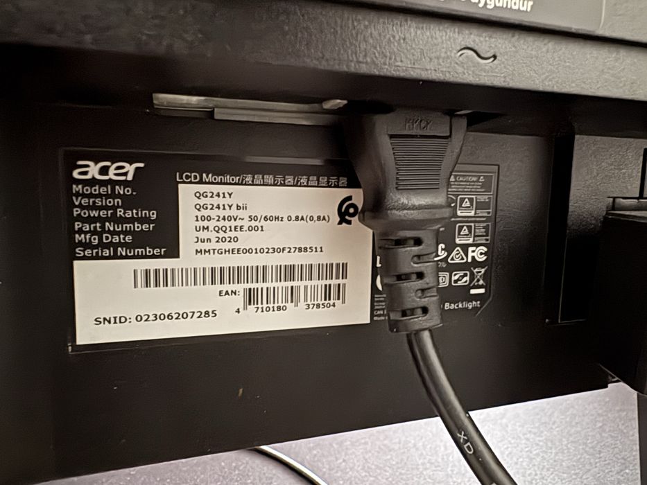 Геймърски монитор Acer
