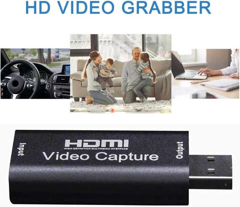 Видео Кепчър карта USB 3.0 флашка 4K аудио видео HDMI USB capture card