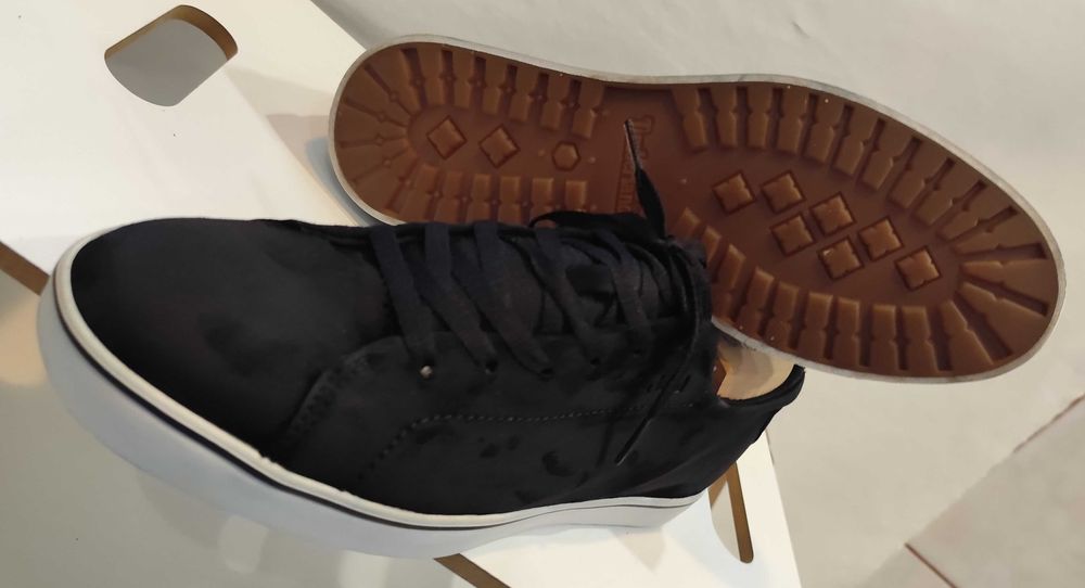 Pantofi sport casual premium 44 TIMBERLAND NOI piele naturala nappa