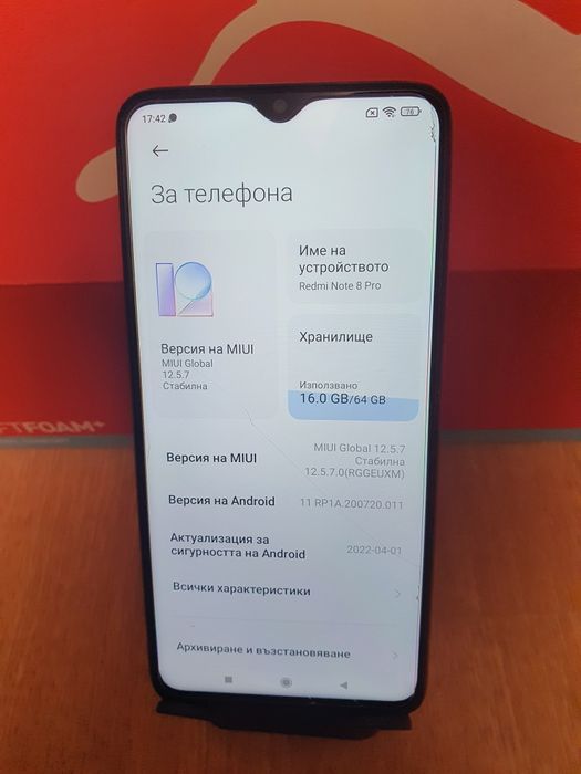 Redmi not 8 pro 64/6