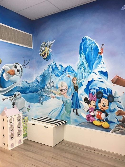 Роспись стен офисов индивидуальный подход каждому проекту