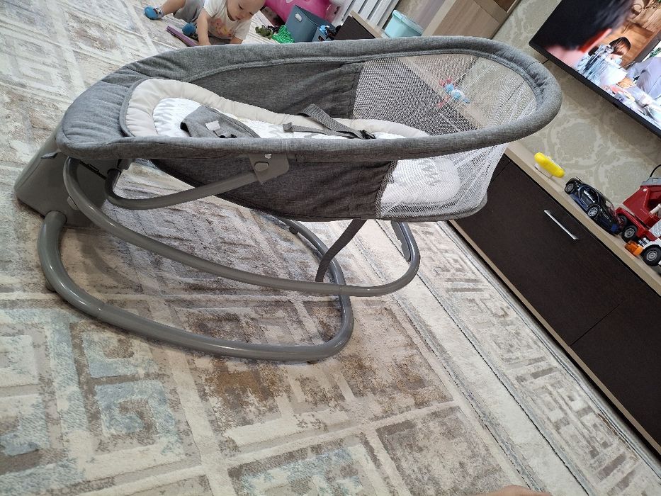 Электрокачели жезлонг детский