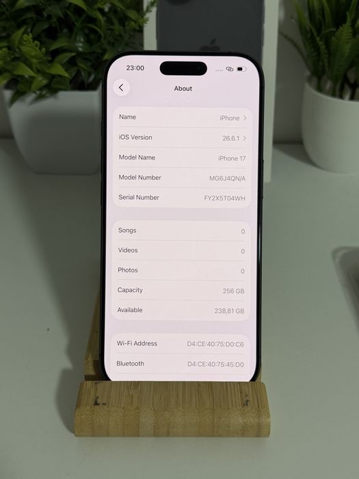 iPhone 17 NOU 256gb black fullbox