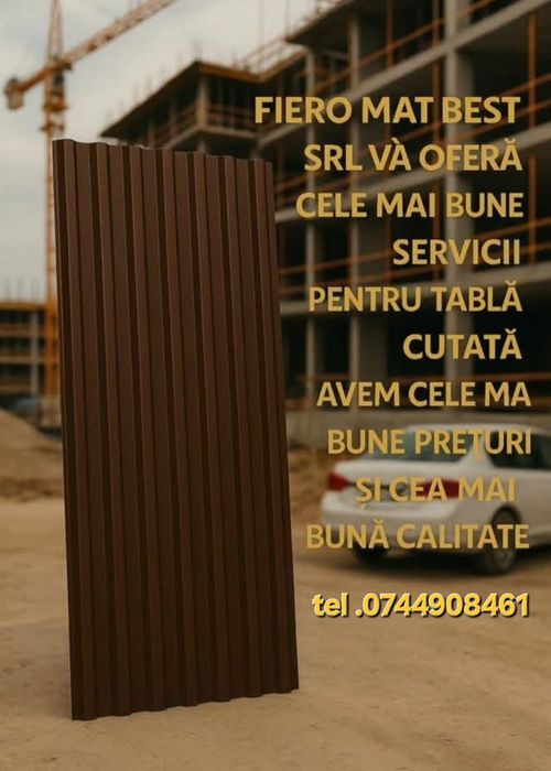 tabla cutata zincata