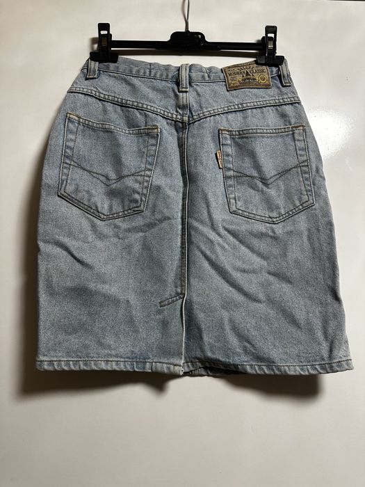 Винтидж дънкова пола DALLAS JEANS, отговаря на размер ХС