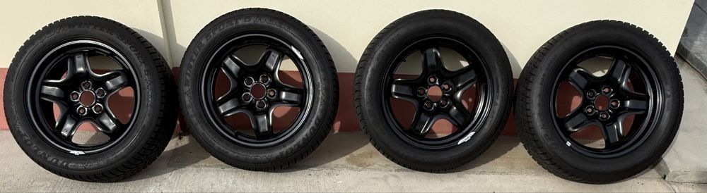 Jante+Cauciucuri aproape NOI 205/55/R16 DUNLOP WINTER SPORT 5 M+S OPEL ASTRA GM