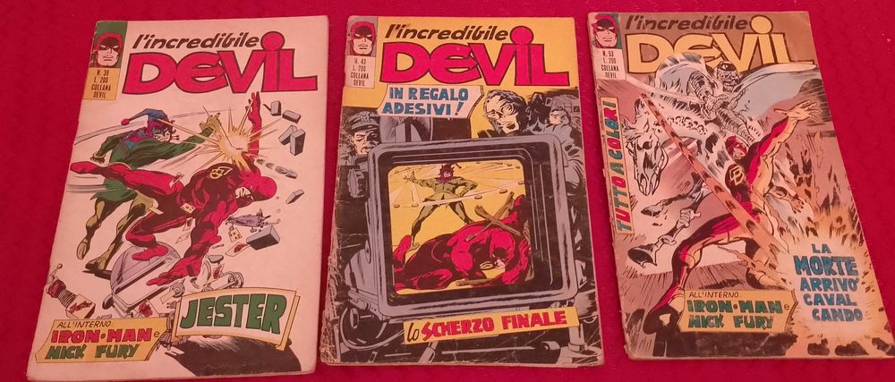 Benzi desenate SPIDERMAN UOMO RAGNO DEVIL CONAN KAZAR din italia 1970