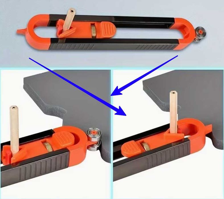 Ручка для неровных поверхностей. перенос рельефа.