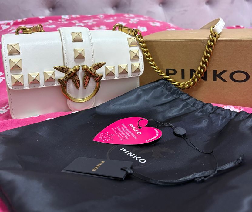 Pinko кожена чанта