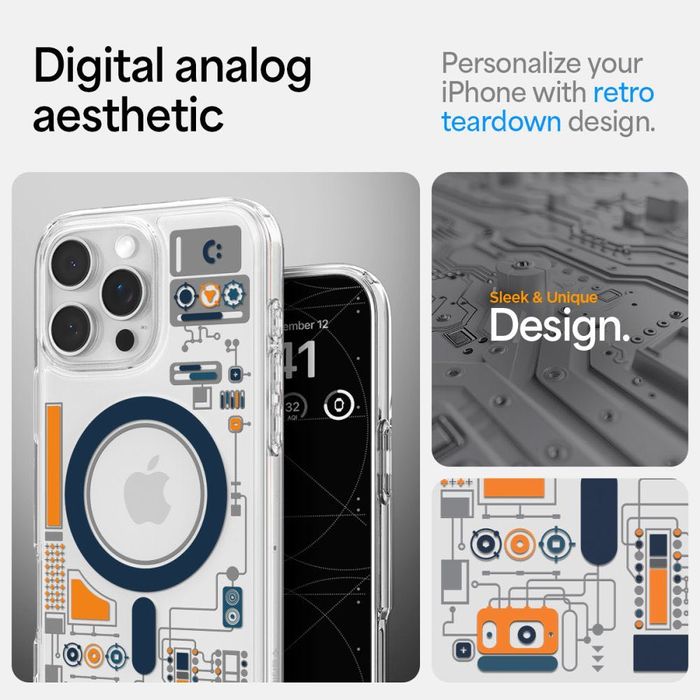 Хибриден калъф Spigen Ultra Hybrid MagSafe analogue-iPhone 16 Pro/Max