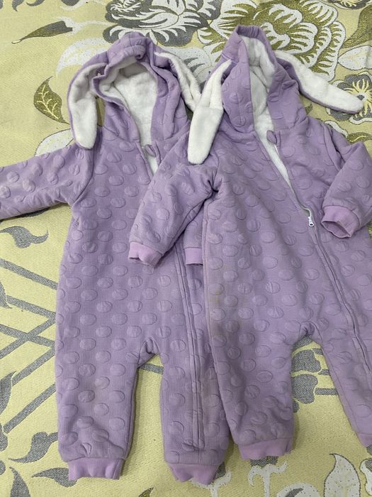 Для двойни комбезы