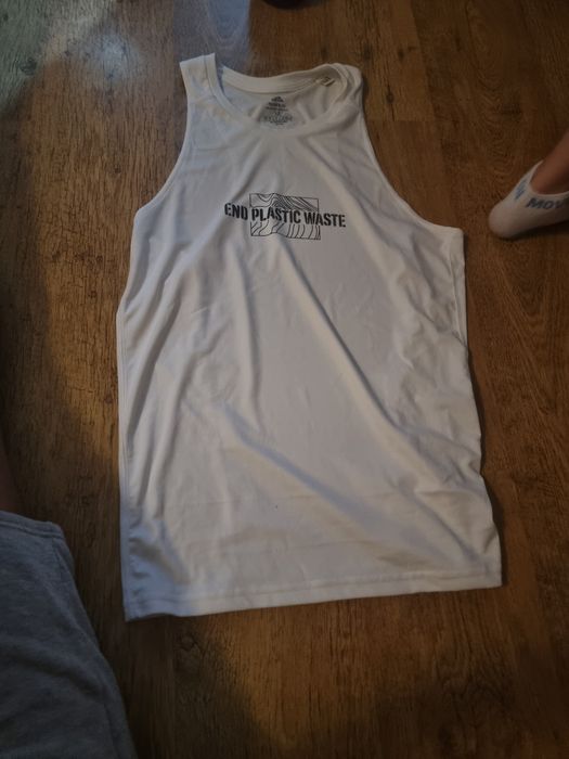 Maieu alb cu imprimeu adidas sport