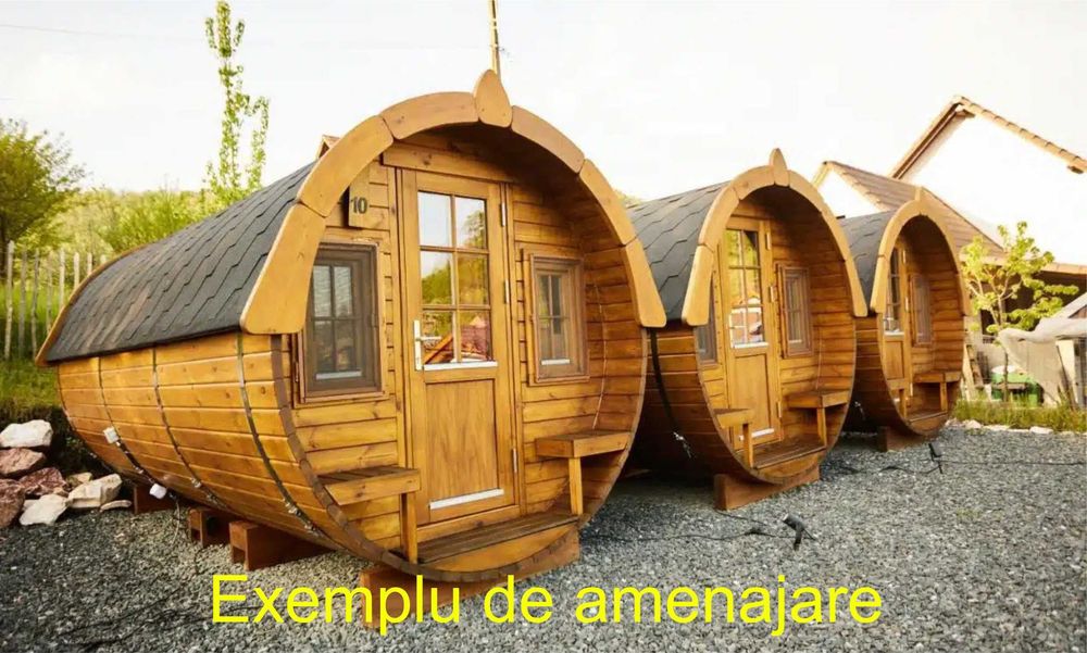 Teren 5+3 ha pt. camping în pădure, 500 m front la râu, 7 km Hârlău, lângă lacul Pârcovaci