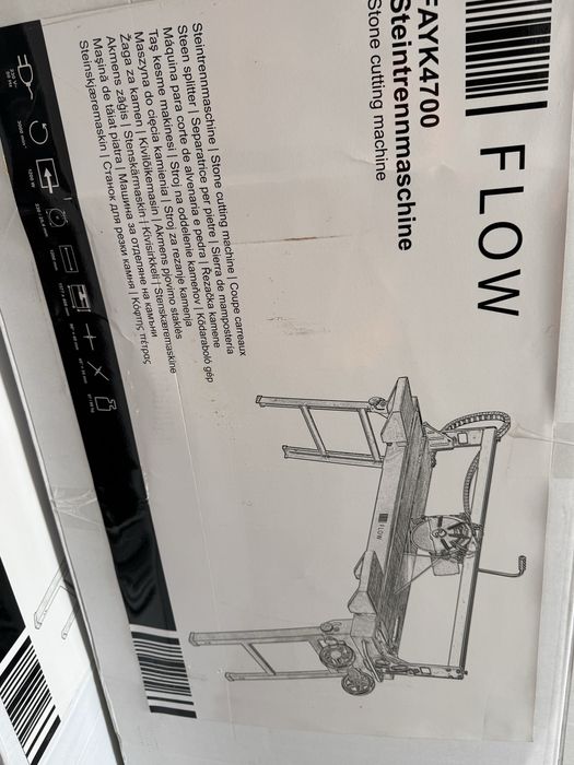 Masina de taiat marmura piatra tarvertin cu sistem de racire pe apa