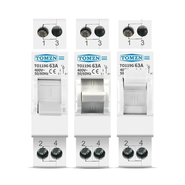 1P 40А/63A MTS монофазен механичен ключ за двойно захранване