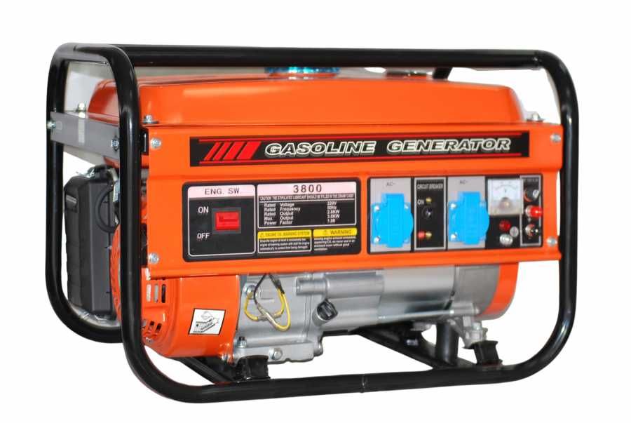 Генератор за ток 3 kW, 7.5 HP, бензинов, монофазен, ръчен стартер