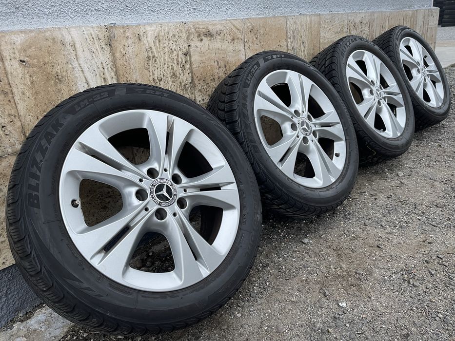 Jante Roti 17 Mercedes C Class W205 Anvelope vara iarna 225 50 R17 M+S