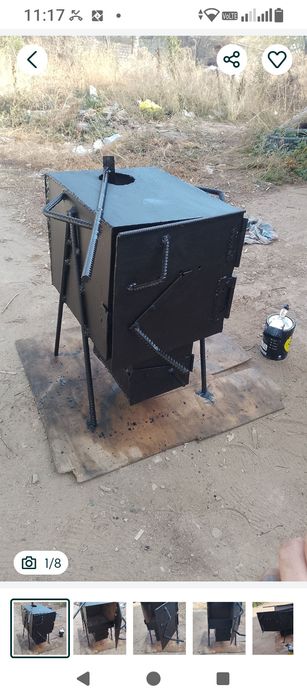 Газ балон мангал печка