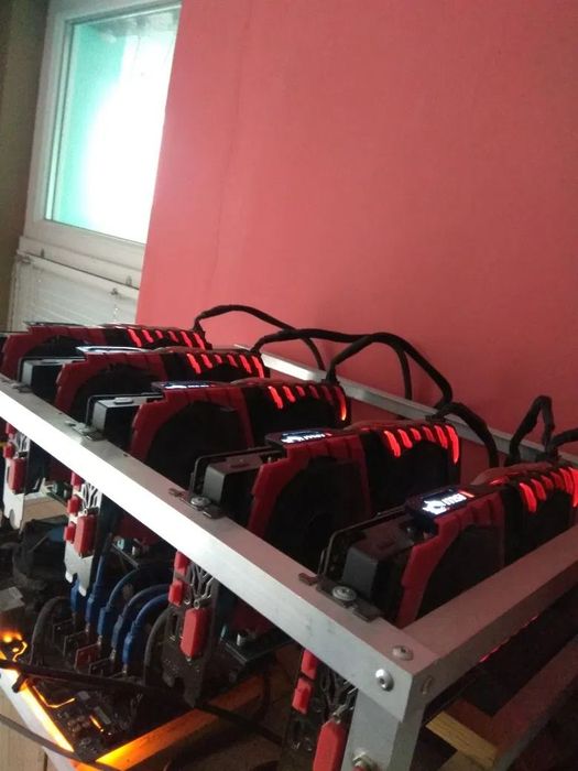 Mining rig 5 x rx 580 8gb