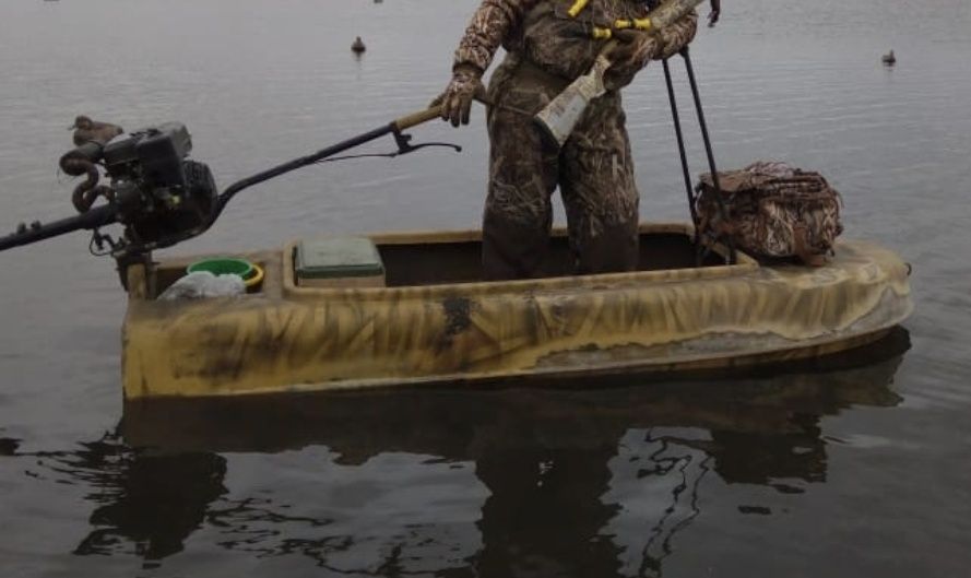 Лодка-скрадок стеклопластик