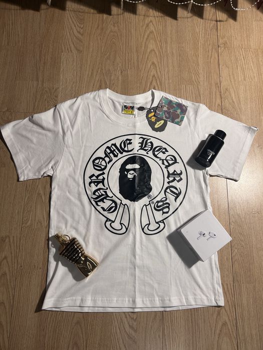 Tricou Bape X Chrome hearts