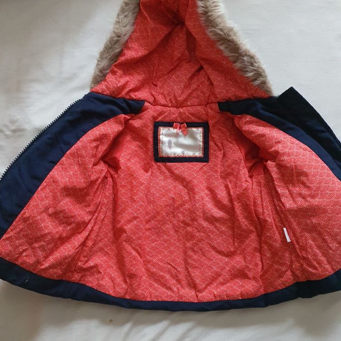 Geaca cu gluga bleumarin 1-2 ani