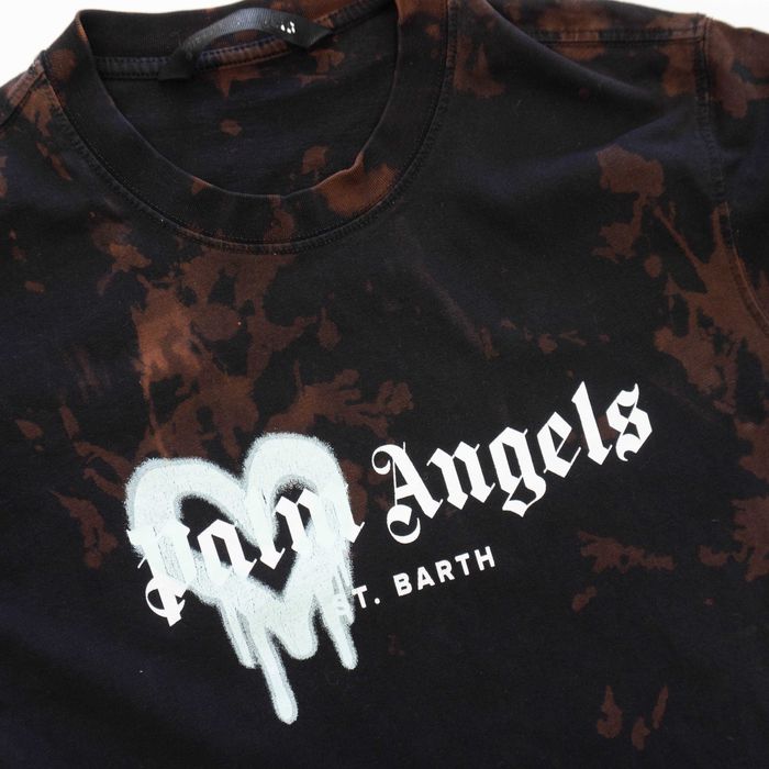 PALM ANGELS Custom Bleached преработена мъжка тениска - М