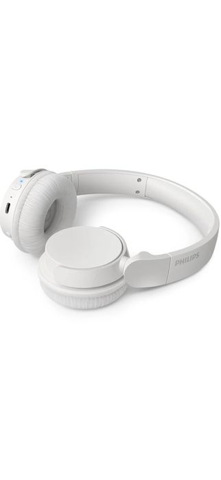 Casti On-Ear Philips TAH4209WT/00, Wireless, Bluetooth, Microfon, Autonomie 55 ore, Alb