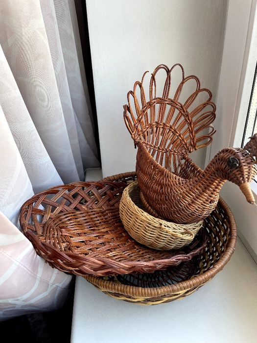 Плетёная корзинка
