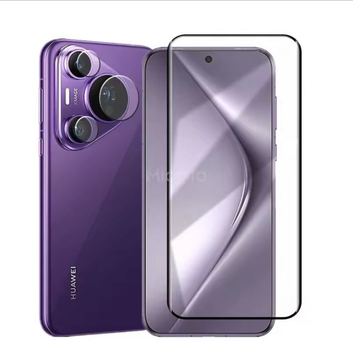 Folie sticla curbata 5D FULL GLUE pentru Huawei Pura 70 Pro 4G