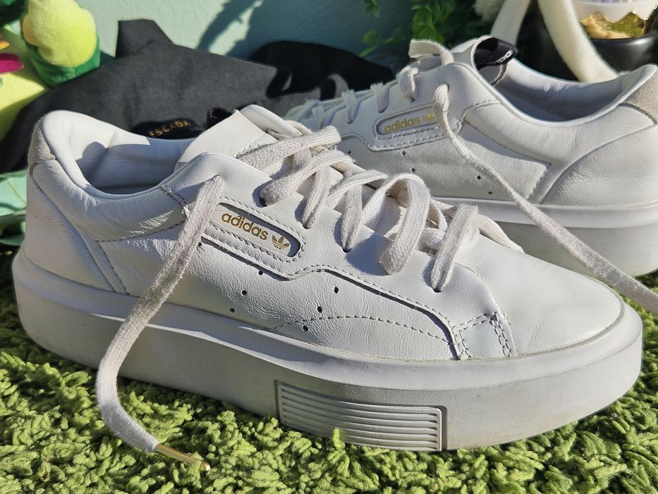 Adidas Sleek кецове от кожа N39,5