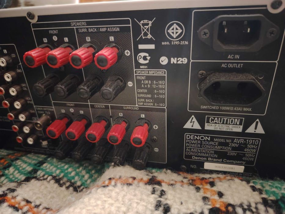 DENON AVR-1910 аудио/видео ресивър