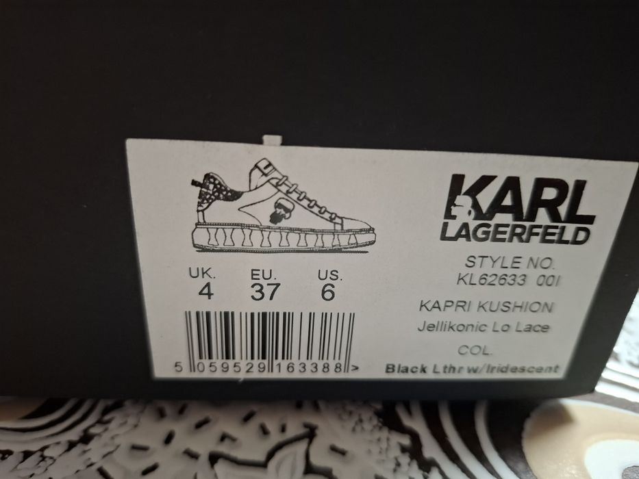 Дамски обувки KARL Lagerfeld от естествена кожа 37 номер!
