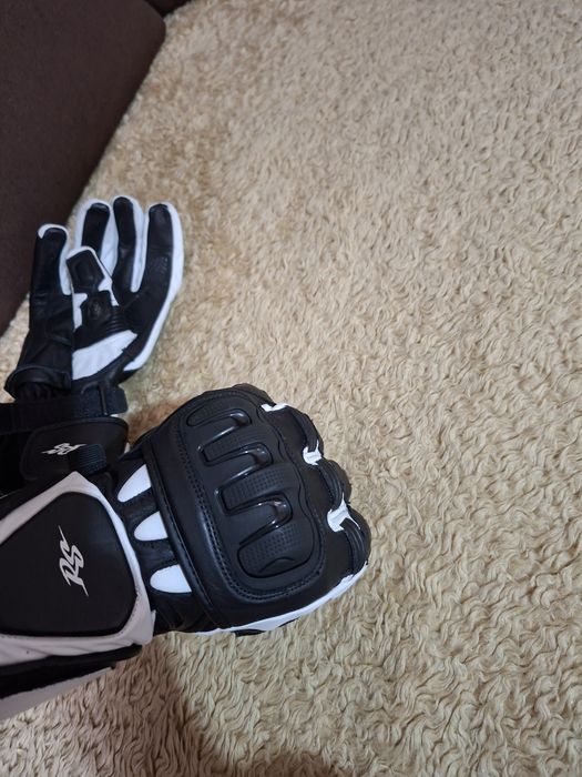 Manusi moto noi piele XL