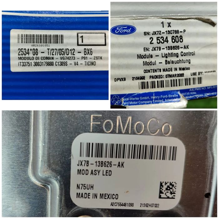 MODUL CONTROL FARURI FORD FOCUS MK4 / KUGA MK3 2018-2024 COD OEM 2534608 / JX7Z-13C788-P / JX7B-13B626-AK (5G2)