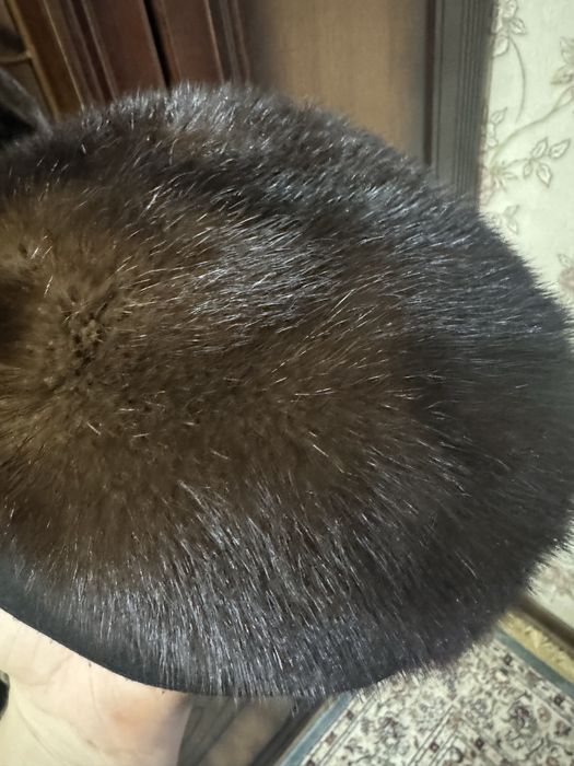 Норковый берет( шапка)