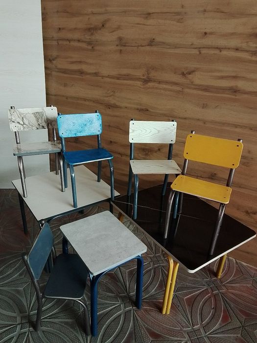 Bolalar stol stul kachila playground slide va boshqa jihozlar