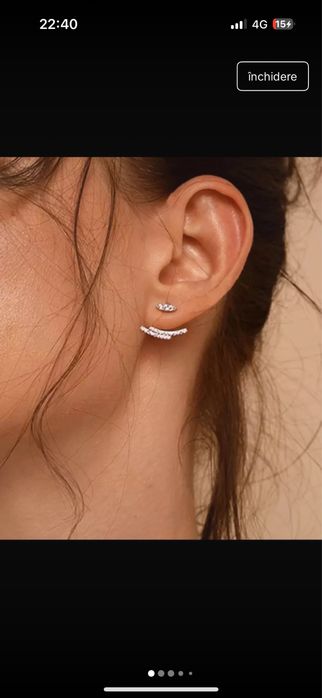 Cercei cu pietricele noi