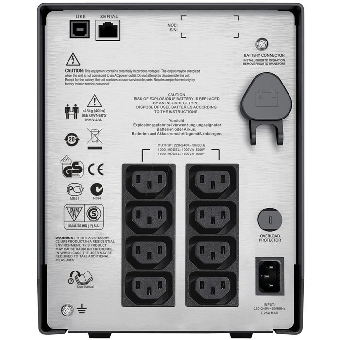 ИБП APC Smart 1500VA [SMC1500IC]