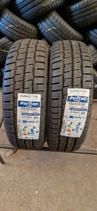 2 x anvelope NOI 195 65 16C Kumho PorTran CW 51