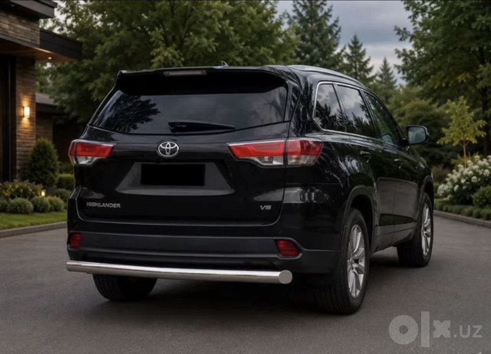 Защита бампера Toyota Highlander 3 и Rav4 3 4